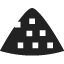 asphalt pile icon