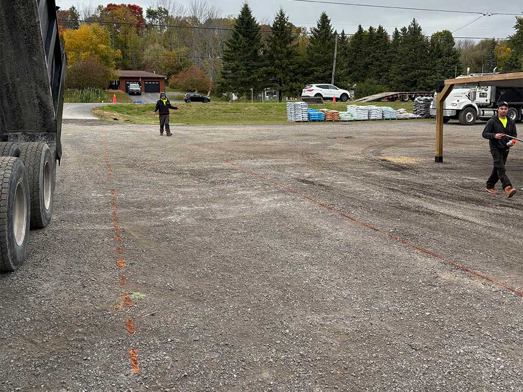 More base fill and lines at Mike and Lori's Garden Centre